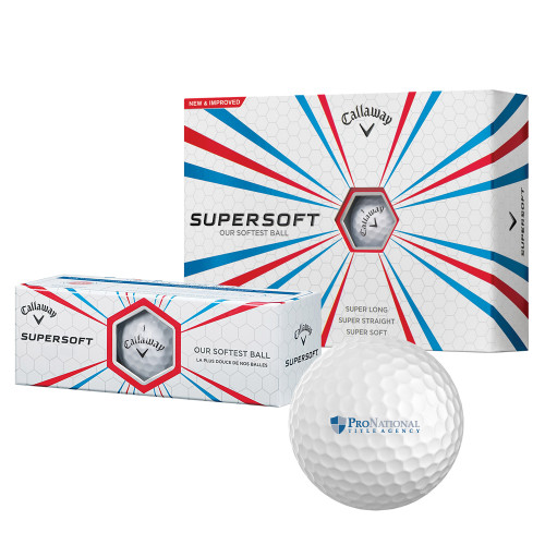 Callaway Supersoft Golf Balls 12/pkg-Pro National Title Agency