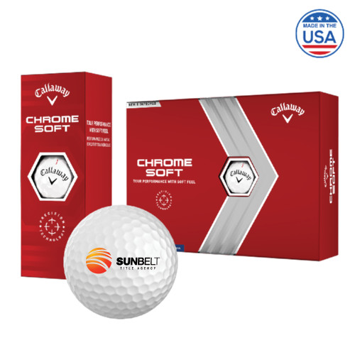 Callaway Chrome Soft Golf Balls 12/pkg-Sunbelt Title Agency