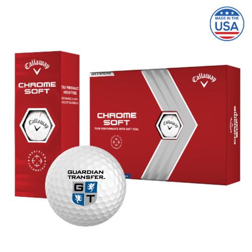 Callaway Chrome Soft Golf Balls 12/pkg-Guardian Transfer Vertical