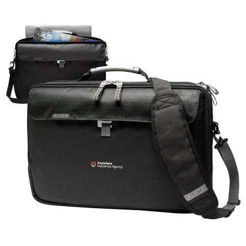 OGIO Black Pursuit Messenger Bag-Anywhere Insurance Agency