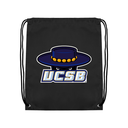  Black Drawstring Backpack - Athletic Mark