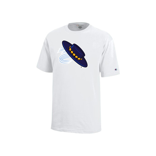  Champion Youth White Short Sleeve Tee - Magic Hat