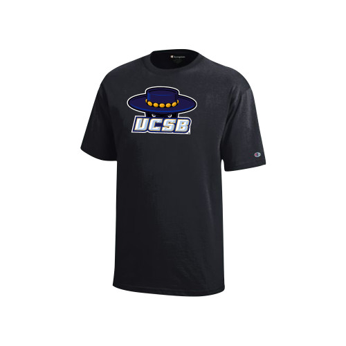  Champion Youth Black Short Sleeve Tee - Athletic Mark