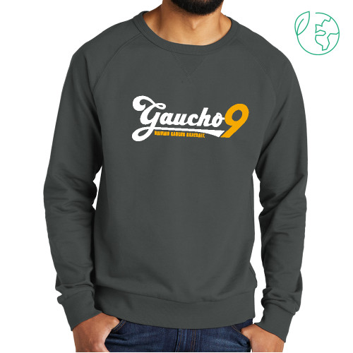  Allmade Dark Grey Organic French Terry Crewneck Sweatshirt - Thunderdome