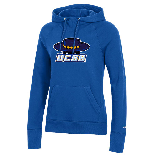  Champion Womens Royal Pull Over Hood - Athletic Mark