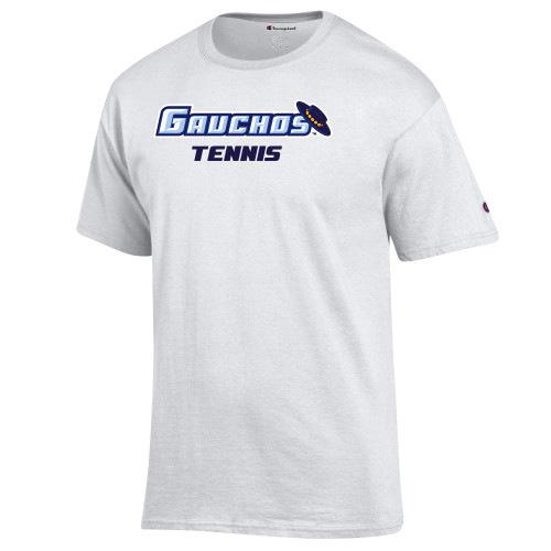  Champion White T Shirt - Tennis UCSB