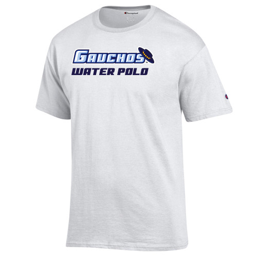  Champion White T Shirt - Water Polo UCSB