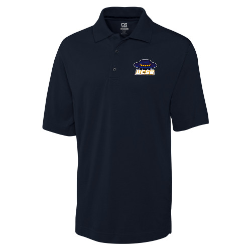  C&B Navy Advantage TriBlend Pique Polo - Athletic Mark Embroidery