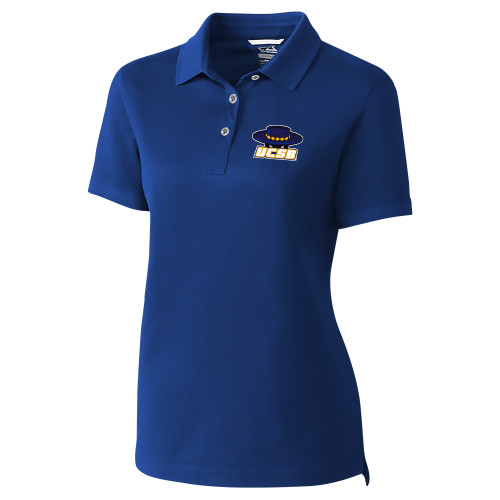 C&B Womens Royal Advantage Polo - Athletic Mark Embroidery