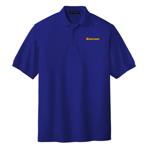  Royal Silk Touch Polo - Gauchos Wordmark Embroidery