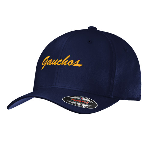  Navy Flexfit Structured Low Profile Hat - Gauchos Script