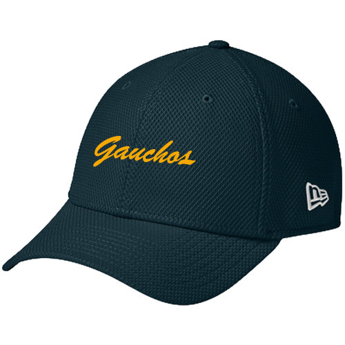  New Era Navy Diamond Era 39Thirty Stretch Fit Hat - Gauchos Script