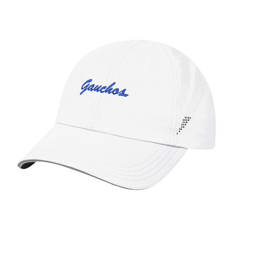  White Performance Cap - Gauchos Script