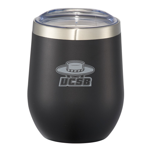 Corzo Vacuum Insulated Black Cup 12oz - Athletic Mark Engraved