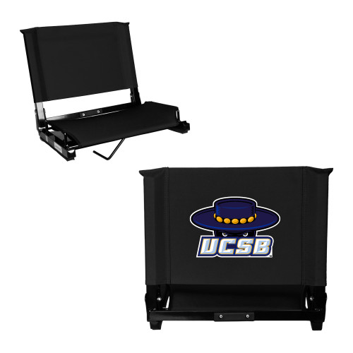 UC Santa Barbara Stadium Chair Black