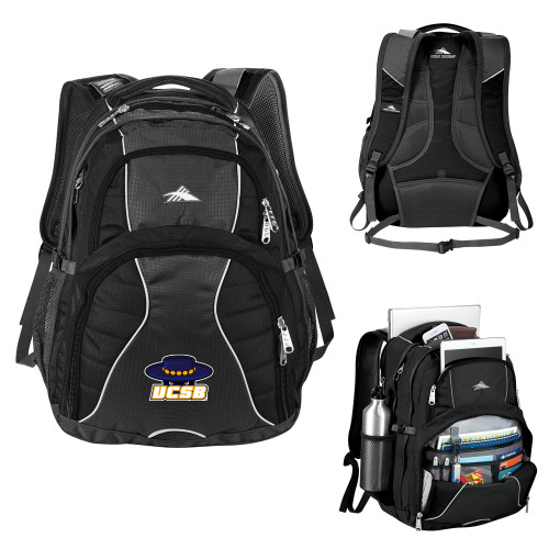 UC Santa Barbara High Sierra Black Swerve Computer Backpack