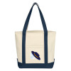Thumbnail image for  Cotton Canvas Natural/Navy Tote Bag