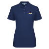 Thumbnail image for  Womens Silk Touch Navy Pique Polo