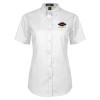Thumbnail image for  Womens White Twill Button Up Short Sleeve