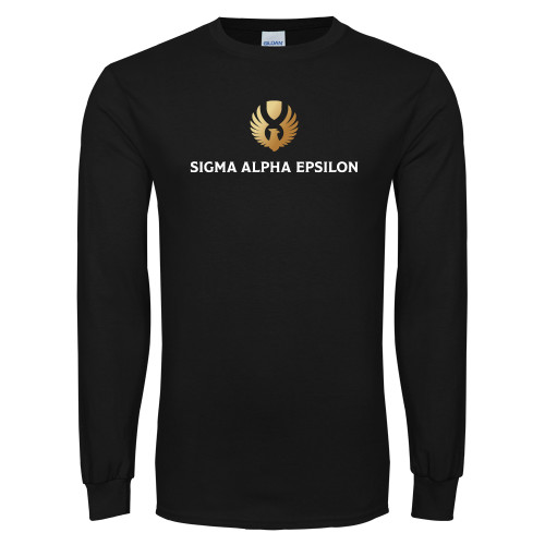 Black Long Sleeve T Shirt-Primary Mark