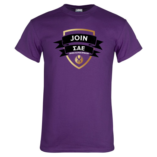 Purple T Shirt-Join SAE Shield