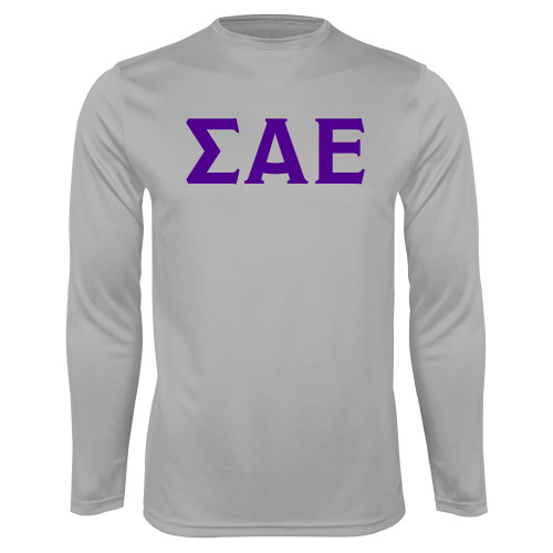 Platinum Performance Long Sleeve Shirt-Greek Letters