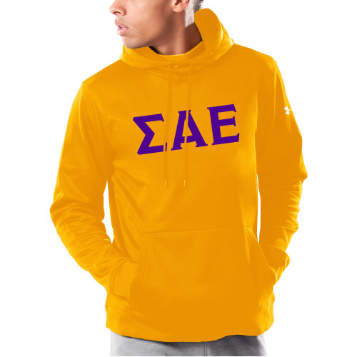 Under Armour Gold Armour Fleece Hoodie-Greek Letters
