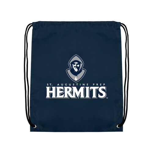  Navy Drawstring Backpack - Primary Mark