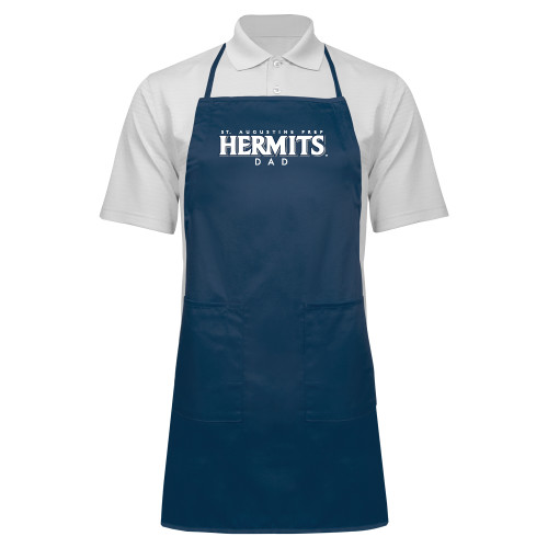  Full Length Navy Apron - Hermits Dad