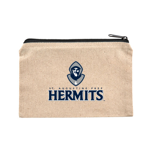  8oz. Natural Cotton Travel Pouch - Primary Mark