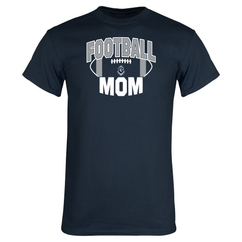  Navy T Shirt - St Augustine Prep Football Mom Stacked