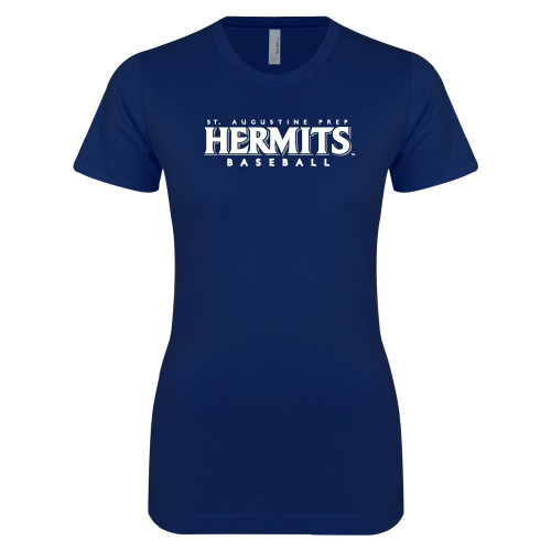 St. Augustine Next Level Womens Navy Boyfriend Tee