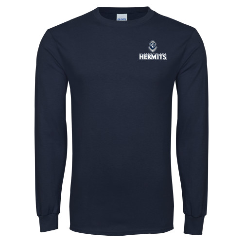  Navy Long Sleeve T-Shirt - Primary Mark