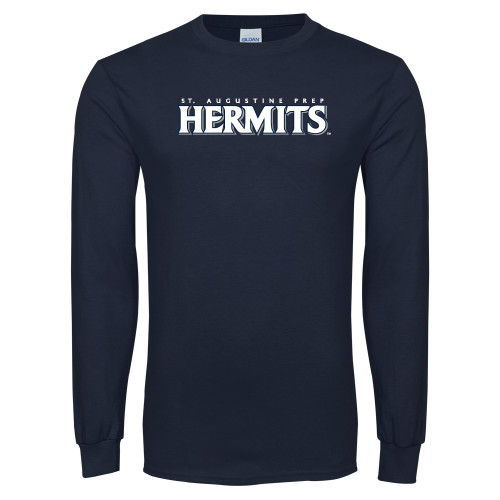  Navy Long Sleeve T-Shirt - St. Augustine Prep Hermits