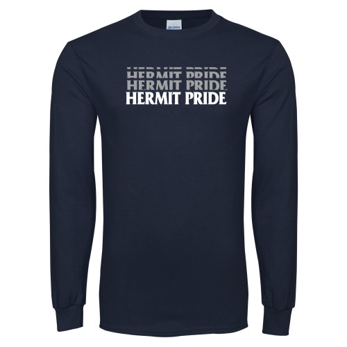  Navy Long Sleeve T-Shirt - Hermit Pride