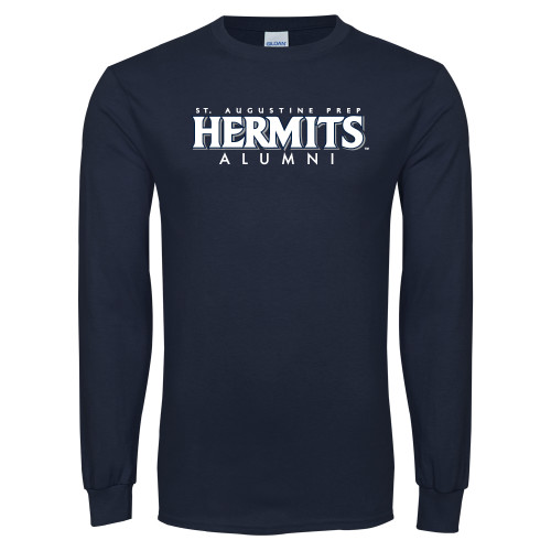 St. Augustine Navy Long Sleeve T-Shirt