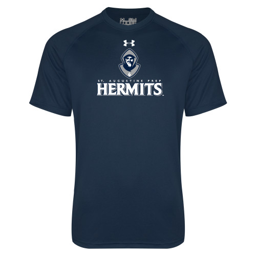  Under Armour Navy Tech Tee - Primary Mark