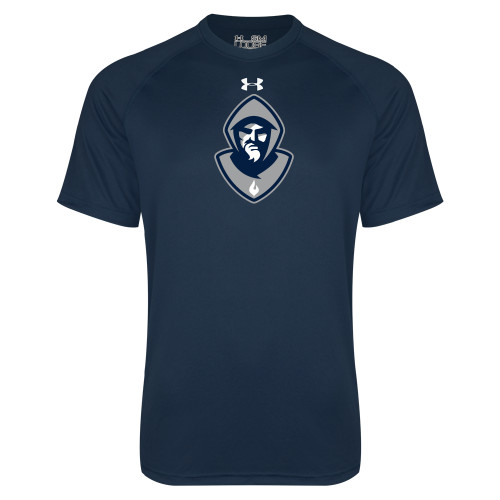  Under Armour Navy Tech Tee - Hermit Mascot