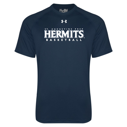  Under Armour Navy Tech Tee - Hermits Basketball