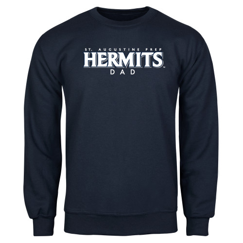  Navy Fleece Crew - Hermits Dad