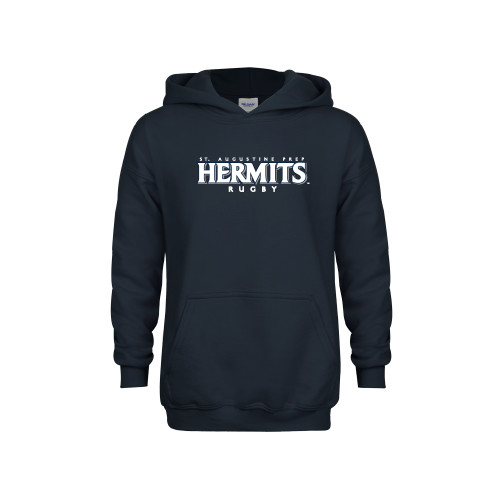  Youth Navy Fleece Hoodie - Hermits Rugby