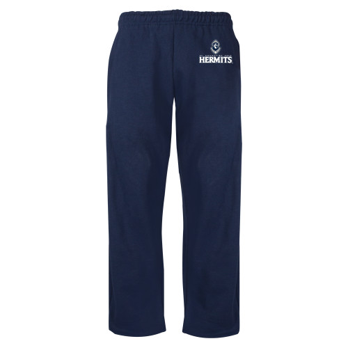  Navy Fleece Open Bottom Pant - Primary Mark