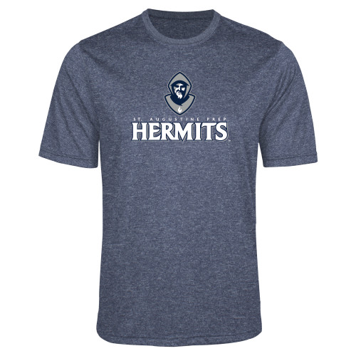  Navy Heather Performance Contender Tee - Primary Mark