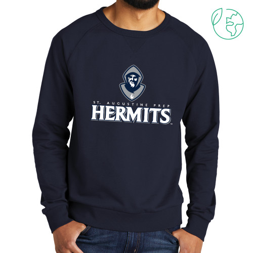  Allmade Navy Organic French Terry Crewneck Sweatshirt - Primary Mark
