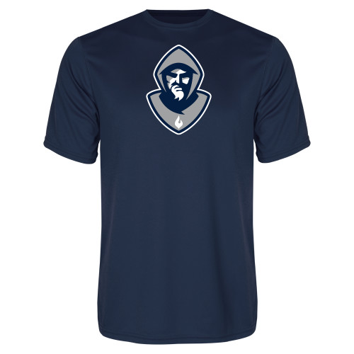 Navy Performance Tee - Hermit Mascot