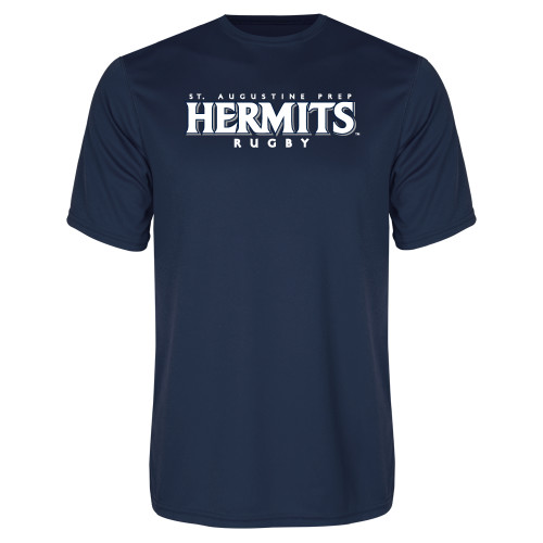  Navy Performance Tee - Hermits Rugby