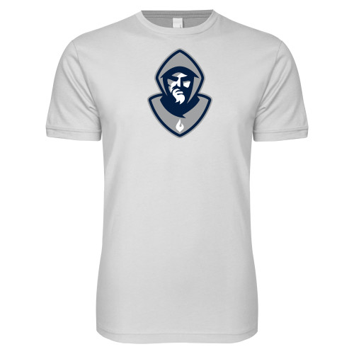  Next Level White SoftStyle T Shirt - Hermit Mascot