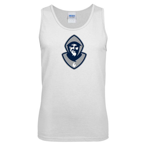  White Tank Top - Hermit Mascot