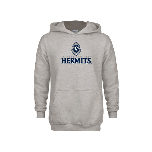  Youth Grey Fleece Hood - Primary Mark