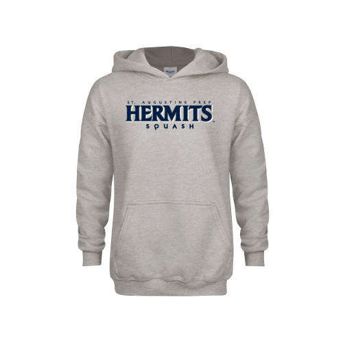  Youth Grey Fleece Hood - Hermits Squash